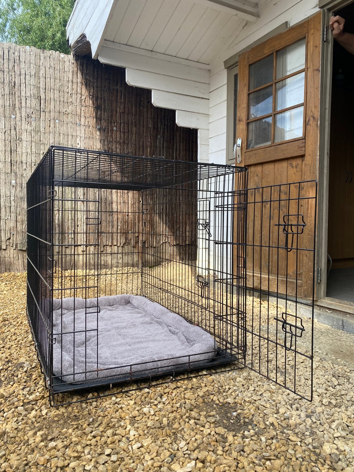 Honden bench, Dieren en Toebehoren, Ophalen, Hondenkennel, 110 cm of meer, 65 tot 100 cm