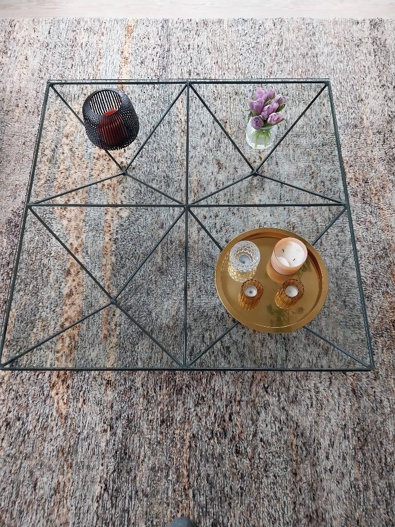 Salontafel Paola Piva 120x120x26cm, Ophalen, Design, Vierkant, Nieuw