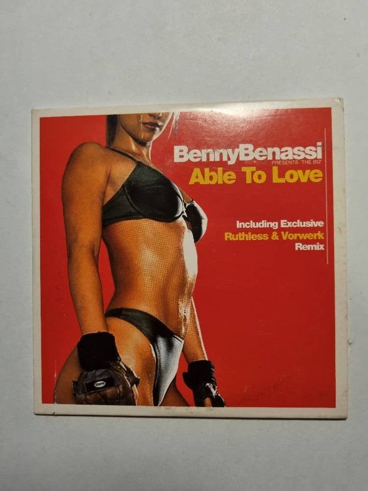 BennyBenassi Presents The Biz - Able To Love, CD & DVD, CD | Pop, Enlèvement ou Envoi, Utilisé