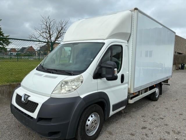 Peugeot Boxer Bakwagen Airco Grootste volume., Auto's, Voorwielaandrijving, Euro 5, Stof, Zwart