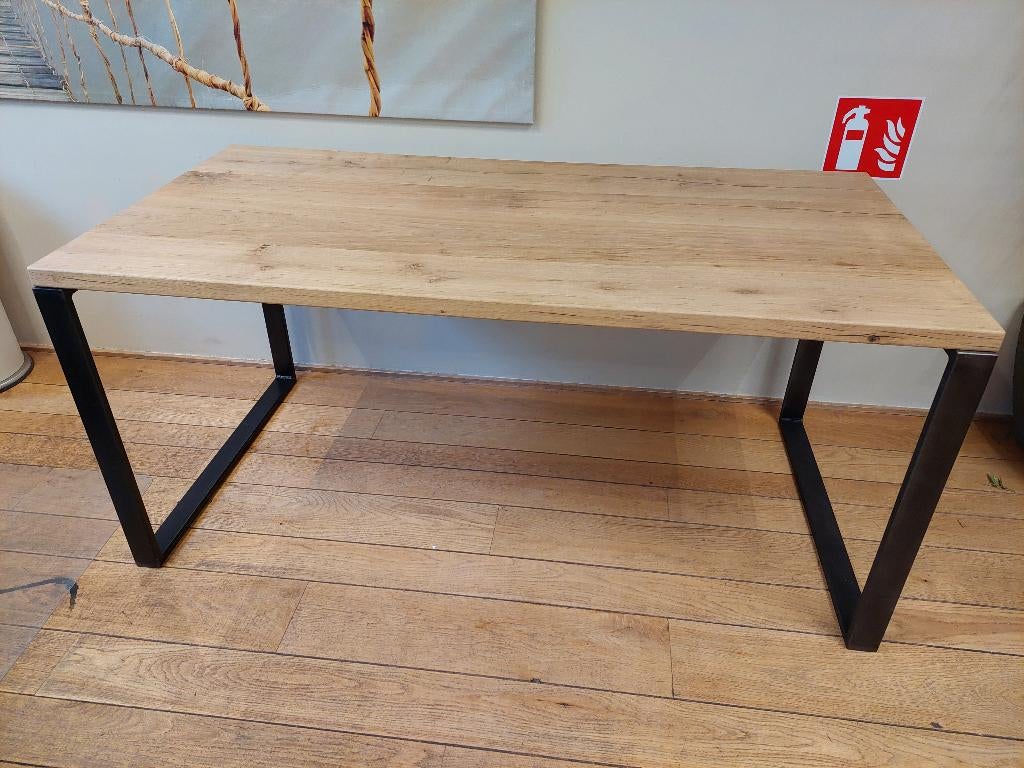 table de bureau industrielle (unité ou lot), Maison & Meubles, Bureaux, 80 cm, Comme neuf, Industriel, 160 cm