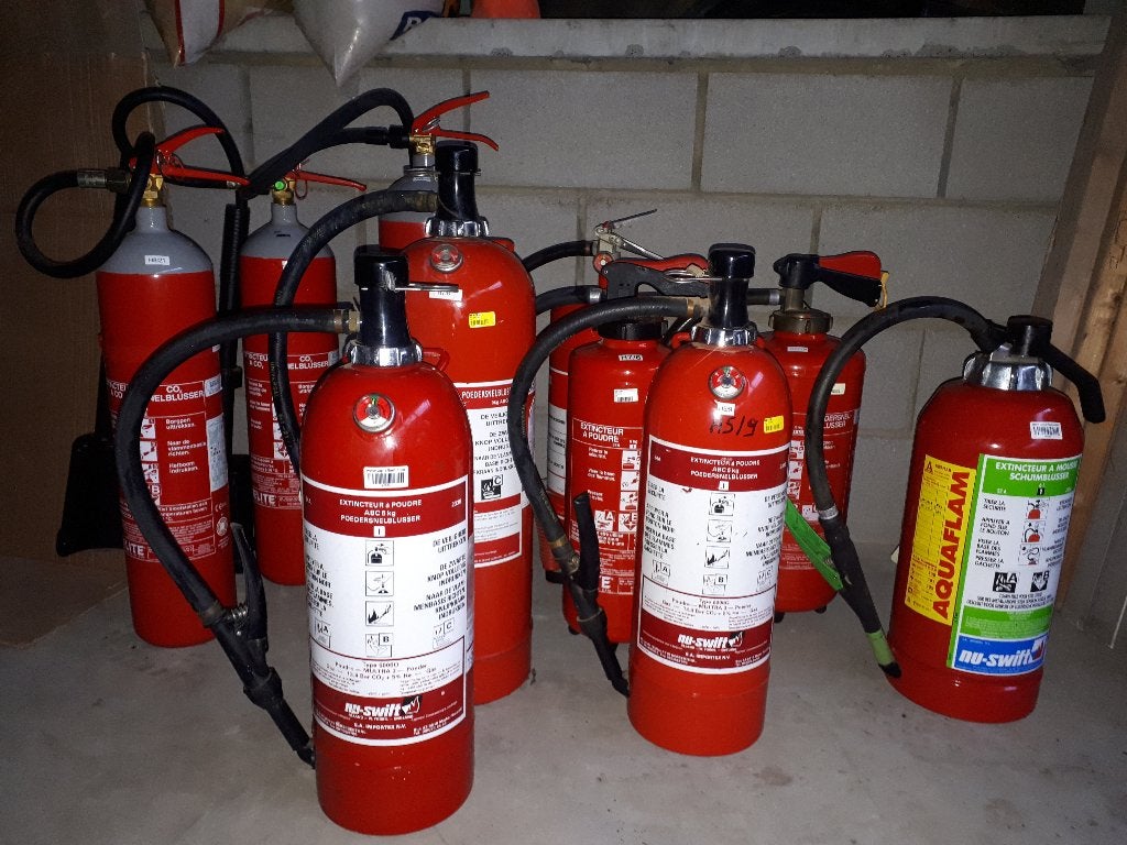 EXTINCTEURS À POUDRE & CO₂ – BENOR 6 kg, 9 kg, 11 kg, Enlèvement, Comme neuf, Extincteur