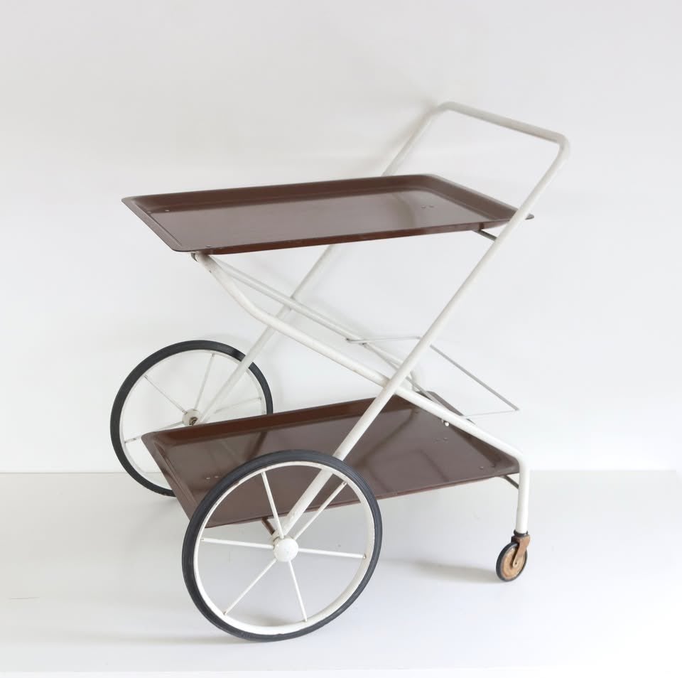 VINTAGE Sixties BAR CART - Serveerwagen Italy, Ophalen