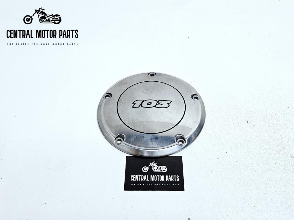 Gepolijste 103ci Derby Cover Twin Cam 2000-2017, Motoren, Onderdelen | Harley-Davidson, Gebruikt, Verzenden