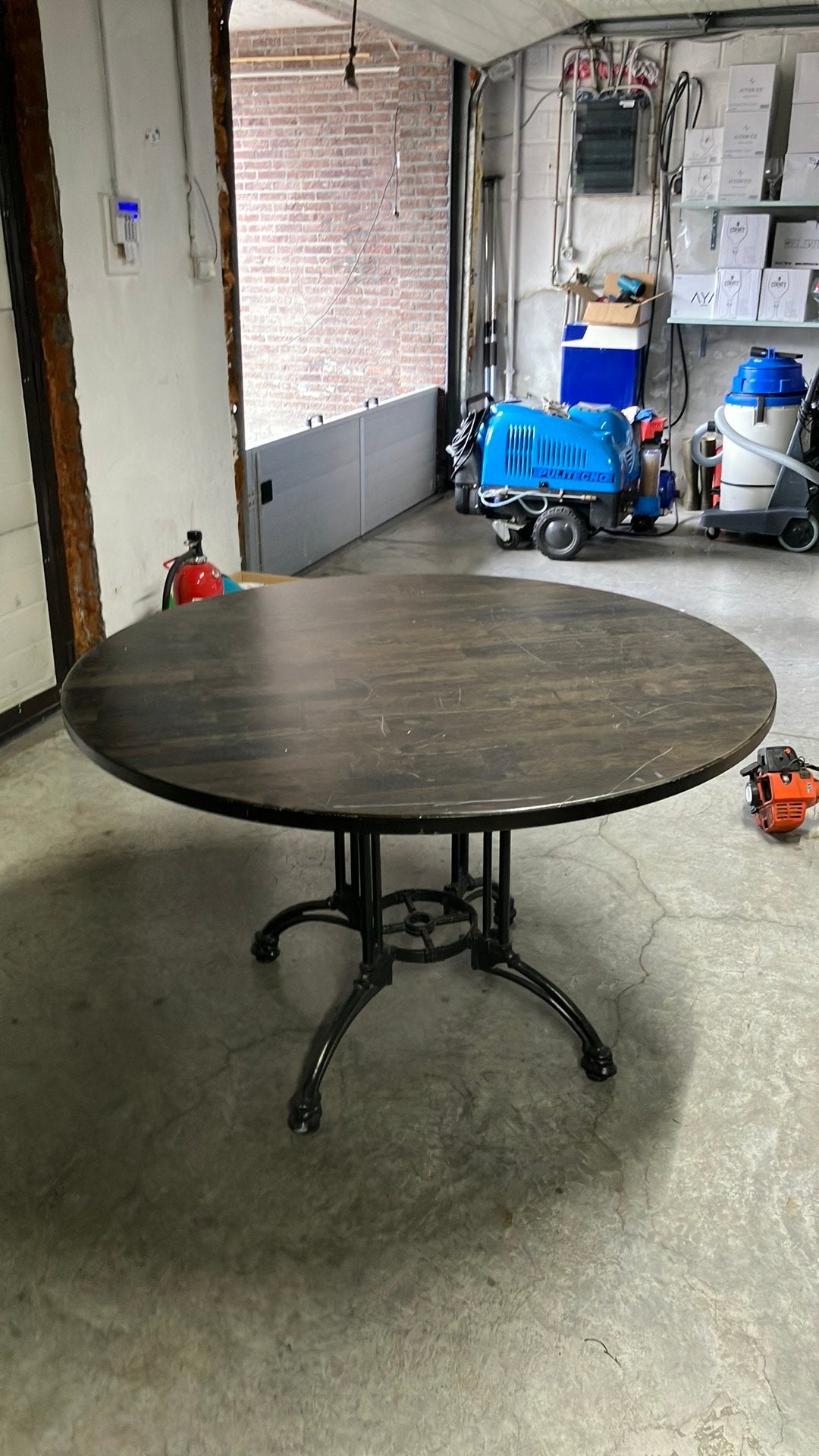 Ronde tafel diameter 120 cm, Ophalen, Gebruikt