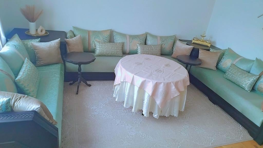 Salon marocain, Ophalen, Hout