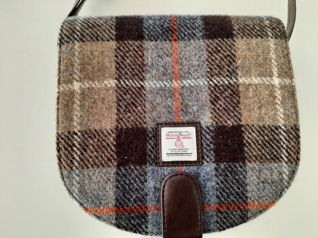 lederen schotse handtas, Ophalen, Nieuw, Bruin, Handtas