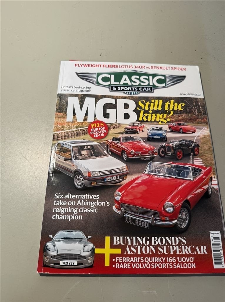 Classic & Sports Car Tijdschrift - MGB Special - Nieuw - Jan, Enlèvement ou Envoi, Comme neuf