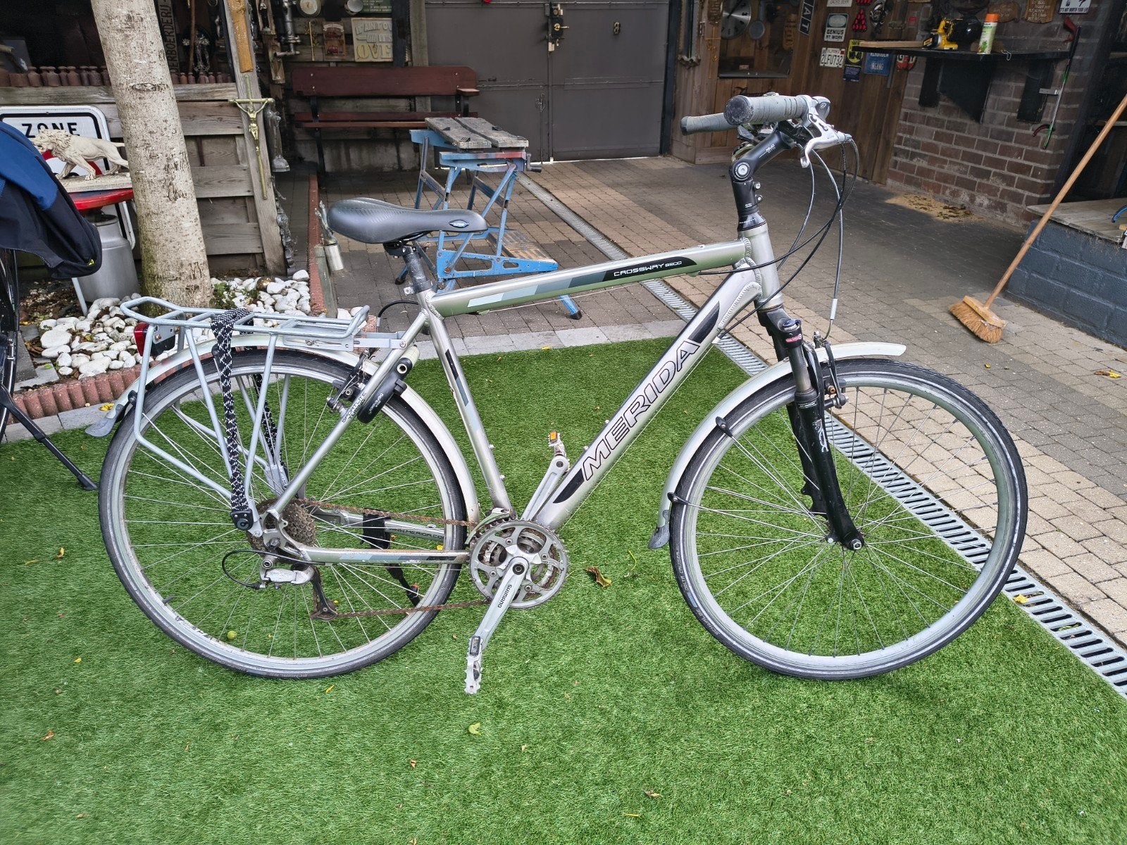 Herenfiets Merida, Ophalen