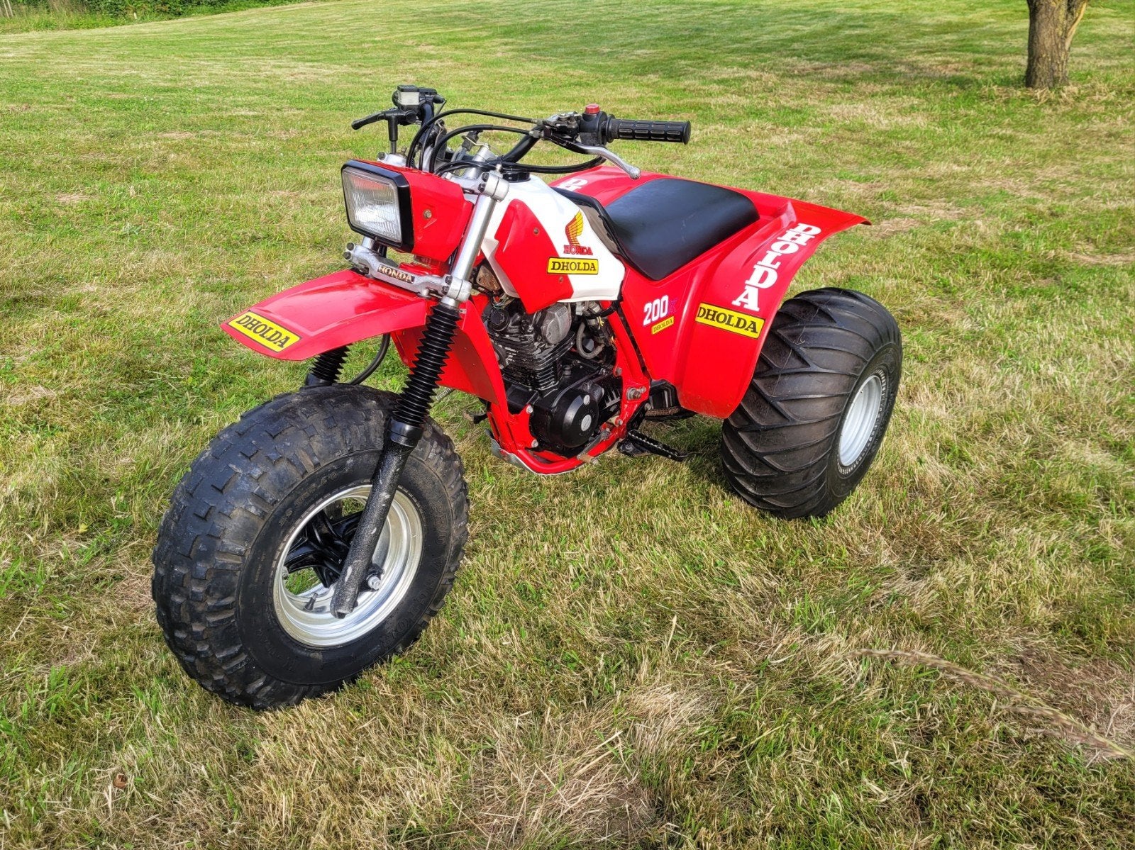 Honda ATC 200X 1983, Motoren, 11 kW of minder, 200 cc, 1 cilinder
