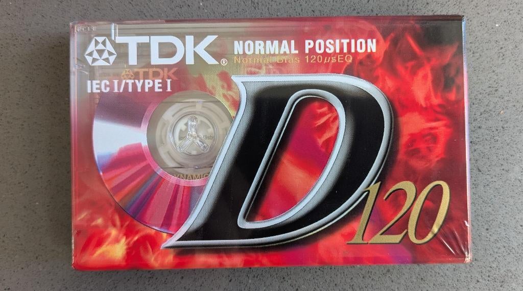 10x TDK IECI/Type I Normal Position D 120 Cassette (nieuw), Enlèvement ou Envoi, Neuf, dans son emballage, Vierge