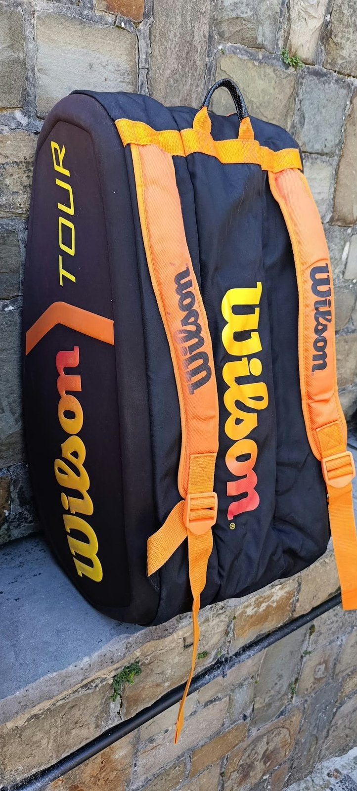 Wilson Tour tennistas - zwart/oranje, Ophalen, Zo goed als nieuw