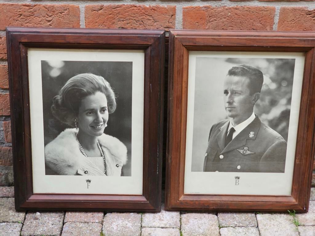 portretten van Koning Boudewijn en Koningin Fabiola., Verzamelen, Ophalen