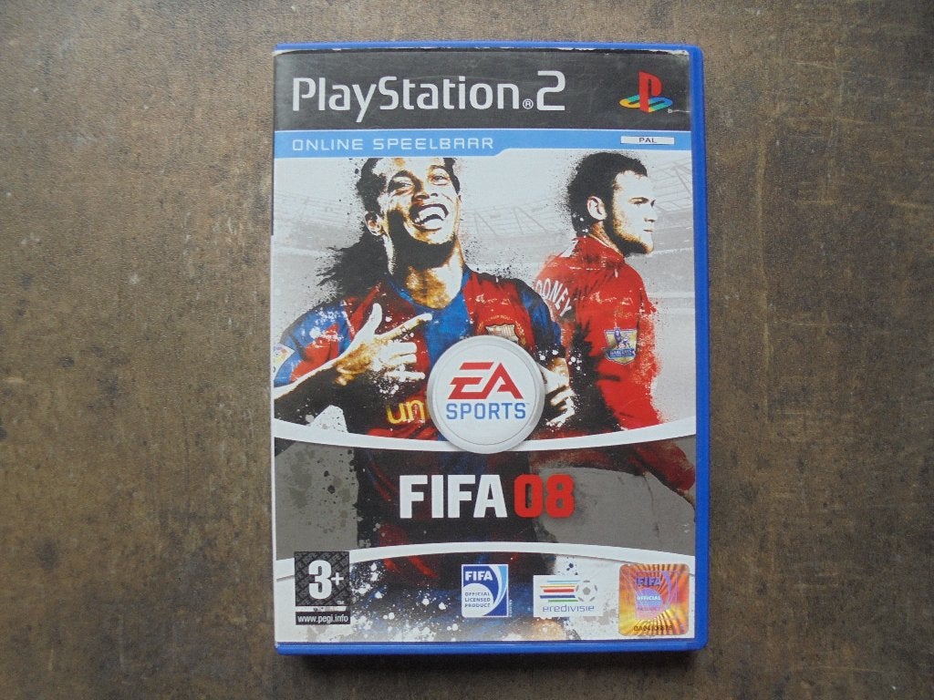 FIFA 08 voor PS2 (zie foto's), Gebruikt, Ophalen of Verzenden, Sport, 3 spelers of meer