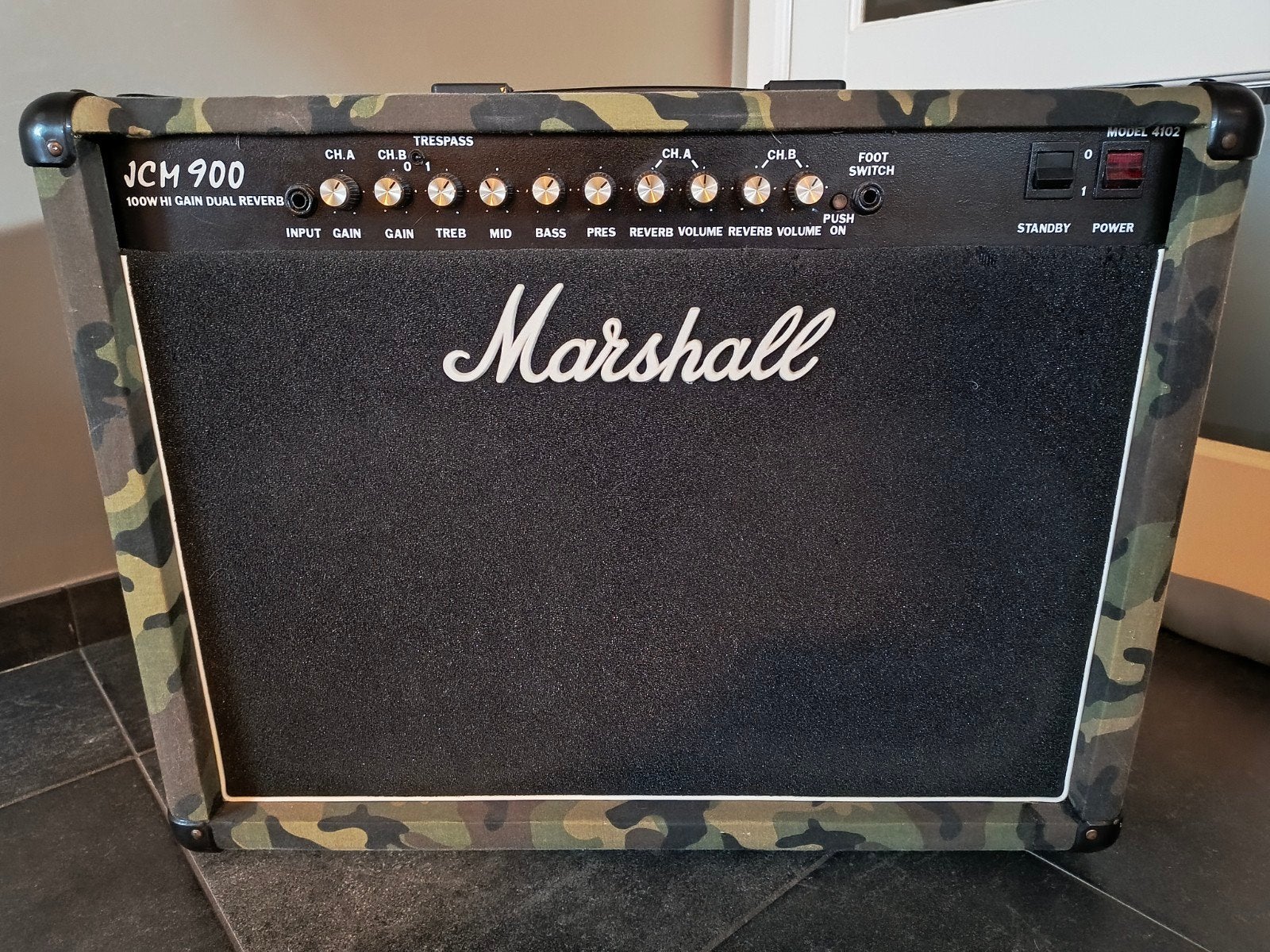 Marshall JCM 900 High Gain Dual Reverb Combo 100W, Muziek en Instrumenten, Ophalen, Gebruikt, Gitaar, 100 watt of meer