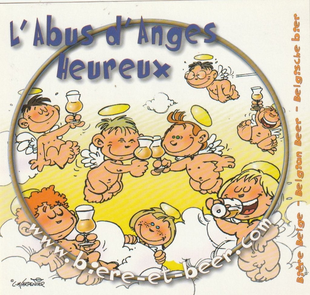 bieretiket België Vapeur:L'Abus d'Anges Heureux #2(104x98mm), Collections, Envoi, Utilisé, Autres types, Autres marques