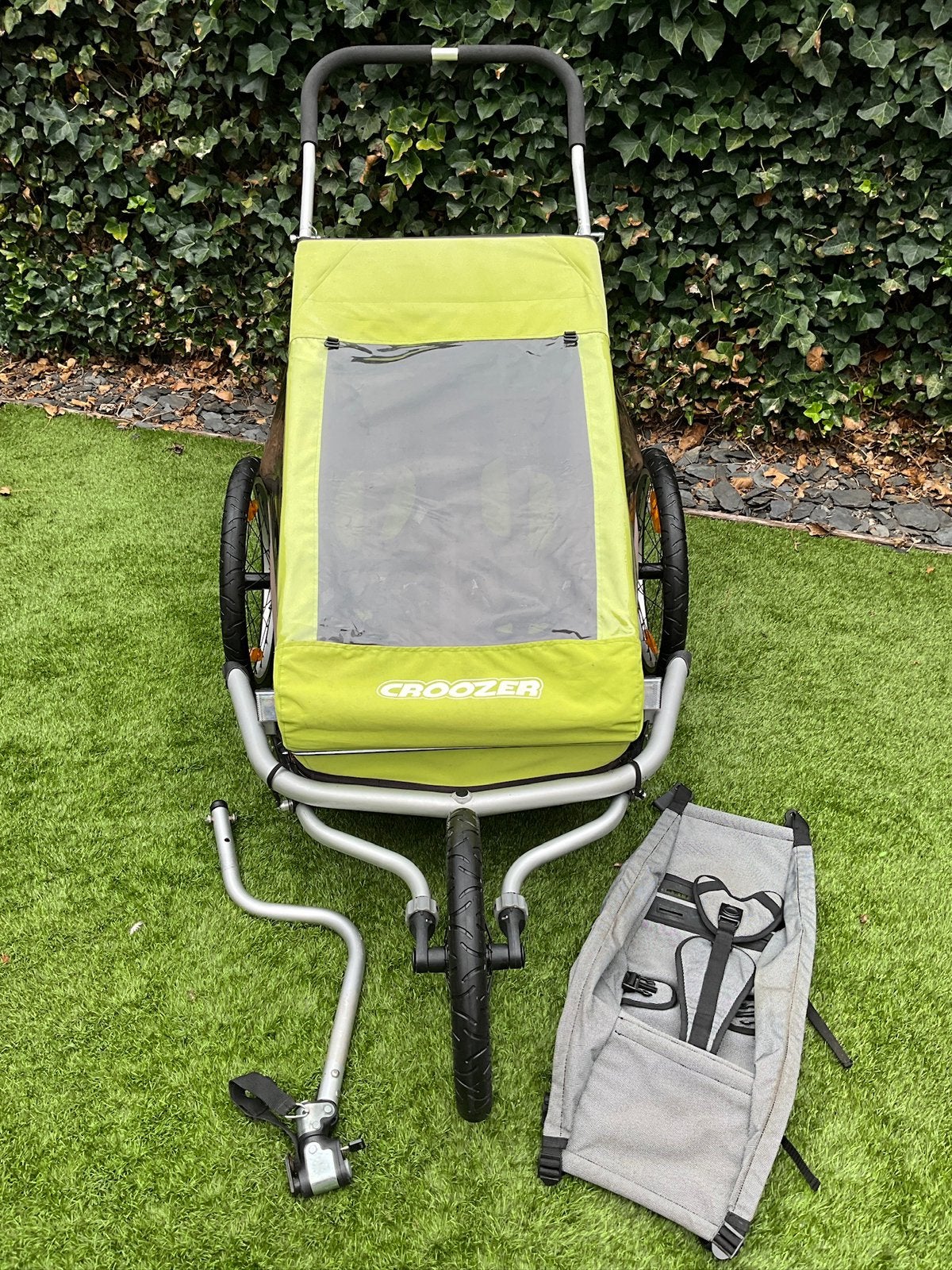 Croozer kid for 2 fietskar en hangmatje, 40 à 60 kg, Pliable, Comme neuf, Enlèvement