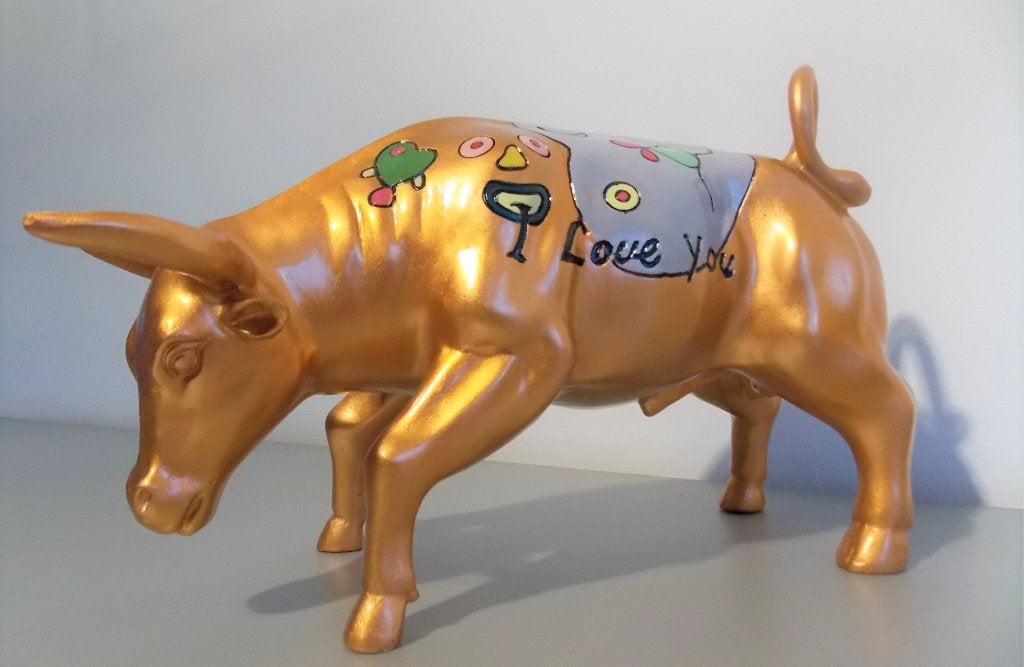 Kunstwerk Stier Hannes D'Haese, Ophalen of Verzenden