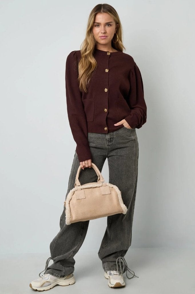 Schoudertas met teddy details, Bijoux, Sacs & Beauté, Enlèvement ou Envoi, Neuf, Autres marques