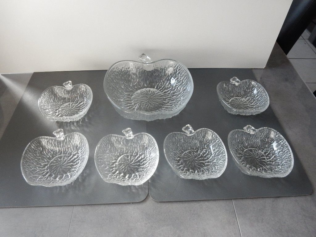 nr.2728 - Fruitschaaltjes, Ophalen, Zo goed als nieuw, Glas, Overige typen