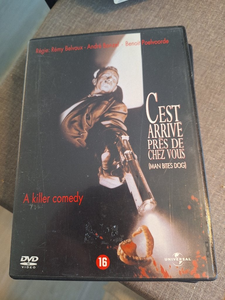 C´est arrivé près de chez vous, dvd, ndl ondertiteld, Cd's en Dvd's, Ophalen of Verzenden, Gebruikt, Frans, Nederlands