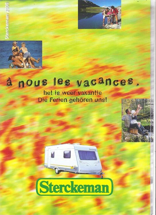 Brochure sur les caravanes Sterckeman, 2000, Envoi, Comme neuf, Autres marques