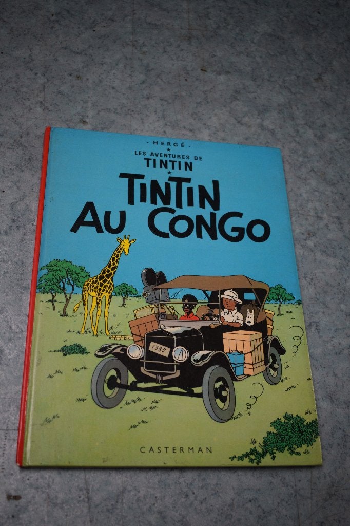BD tintin au congo 1970 bande dessinée, Boeken, Ophalen of Verzenden, Gelezen