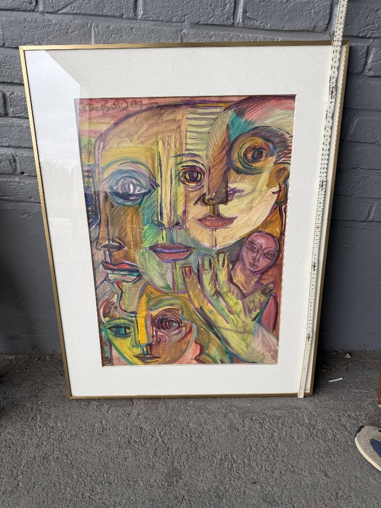 Patrick Boudon – Grande peinture originale – Signée, Enlèvement