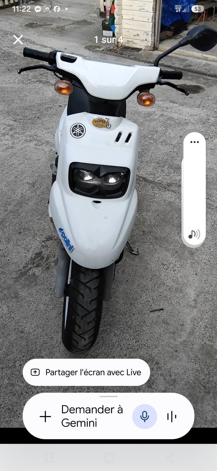 a vendre ou échange mbk booster classe a papier clef ok, Vélos & Vélomoteurs, Enlèvement ou Envoi