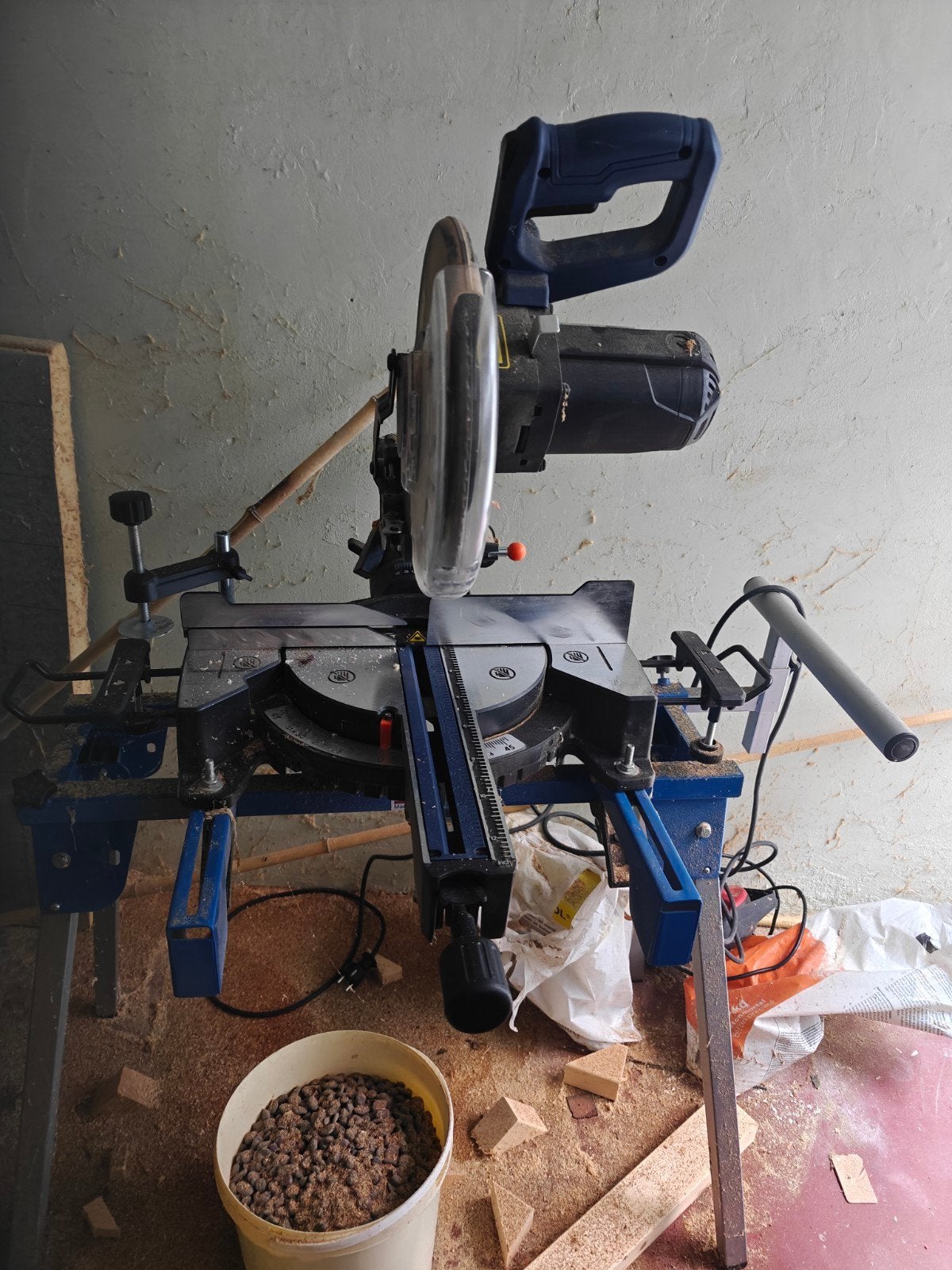 afkortzaag, Doe-het-zelf en Bouw, Gereedschap | Zaagmachines, Ophalen, Afkortzaag