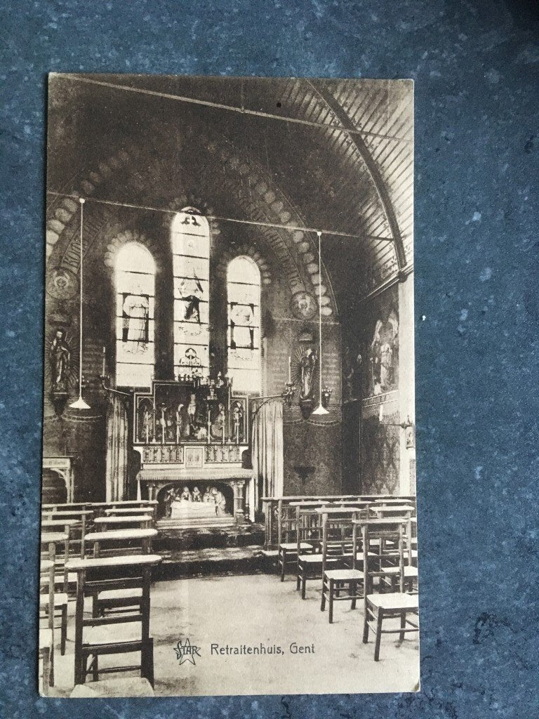 postkaart Gent - retraitehuis, Verzamelen, Ophalen of Verzenden, Oost-Vlaanderen