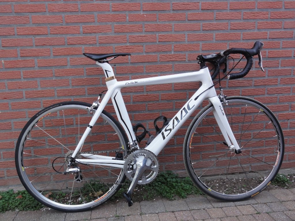 ISAAC MESON full carbon & DURA ACE in prima staat   425 €, Frein sur jante, Comme neuf, Enlèvement, 53 à 57 cm