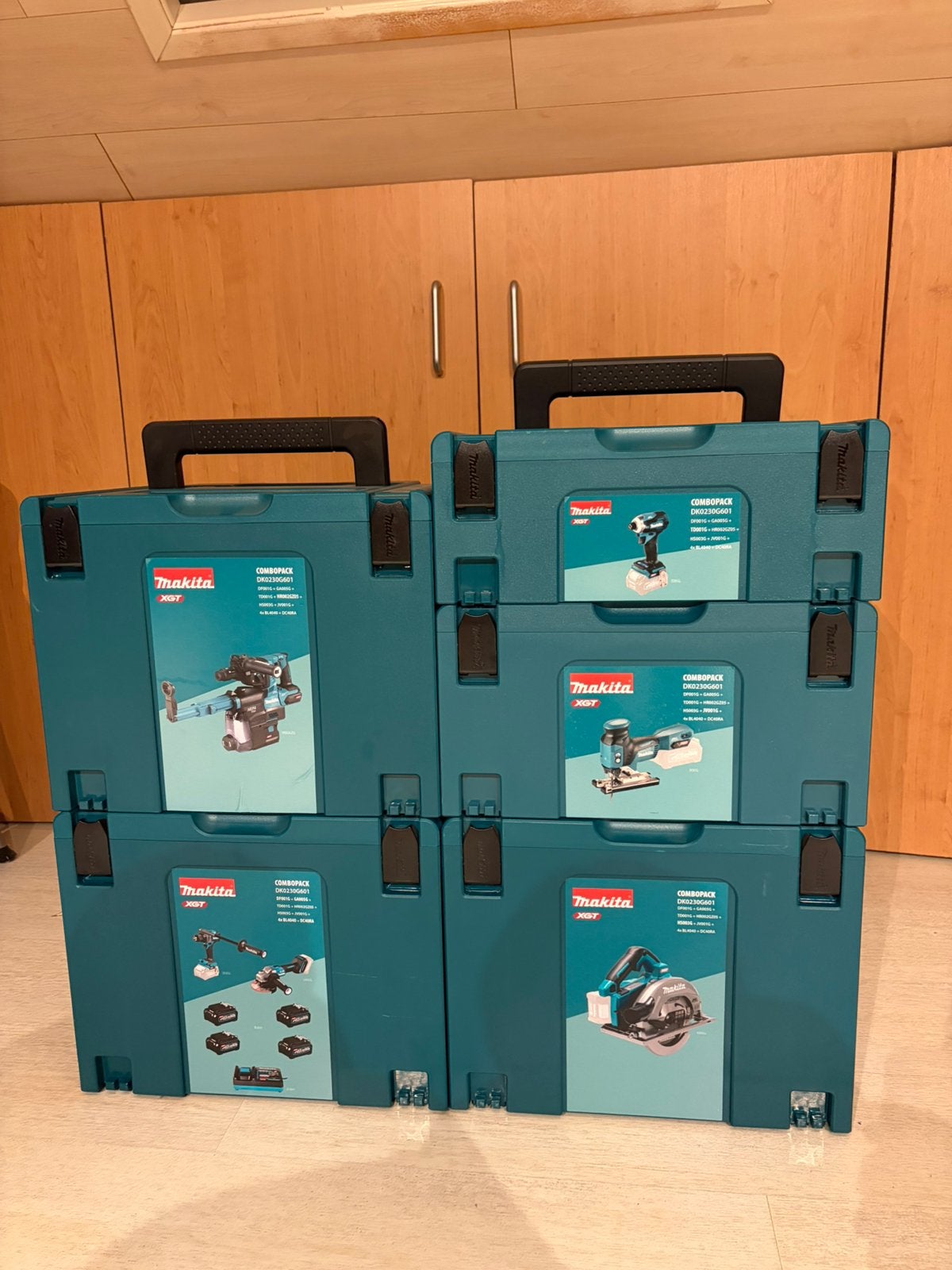 MAKITA XGT 40V – Professionele 6-delige machineset – NIEUW!, Ophalen, Gevuld, Nieuw