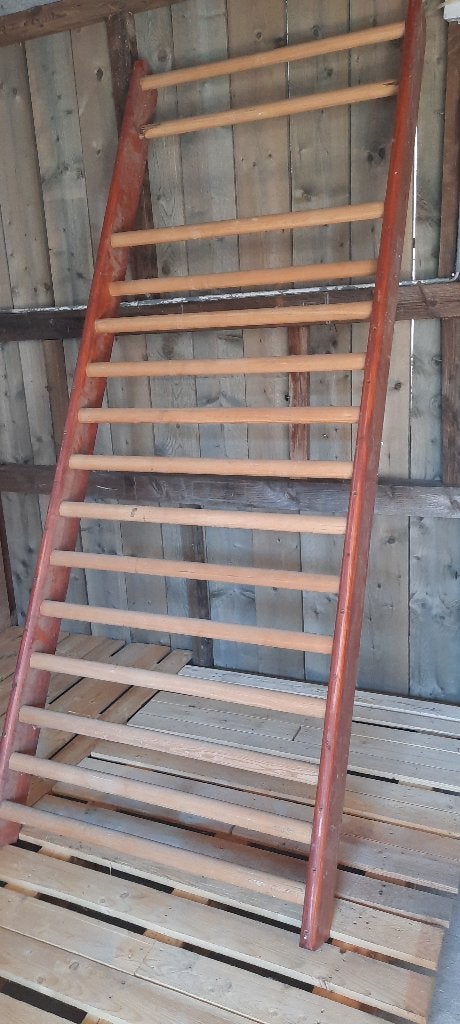 Houten Klim-sportrek, Ophalen, Gebruikt