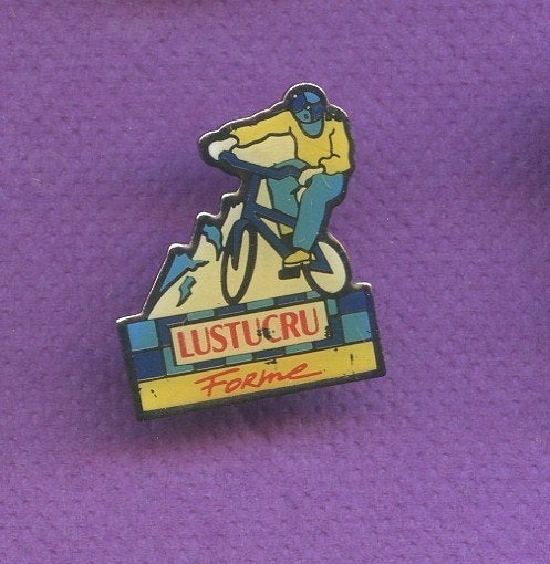 pins vélo cyclisme vtt lustucru france a302, Envoi, Comme neuf, Sport, Insigne ou Pin's