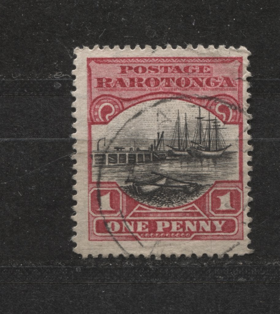 One penny Roratonga Cook eilanden, Postzegels en Munten, Postzegels | Oceanië, Verzenden, Gestempeld
