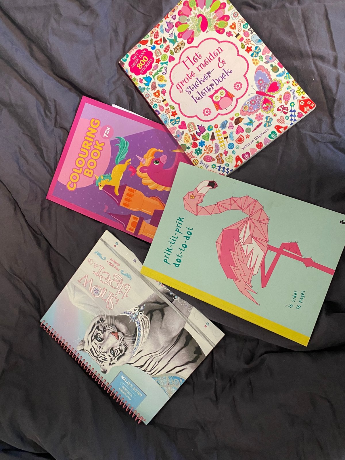 Teken/sticker boeken, Ophalen, Gebruikt