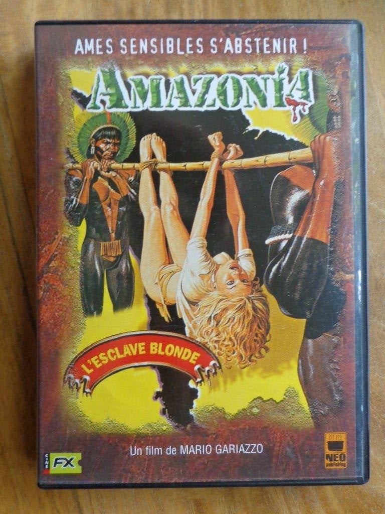 )))   Amazonia  L' esclave Blonde  //  Horreur  (((, Vanaf 16 jaar, Frans, Ophalen of Verzenden, Zo goed als nieuw
