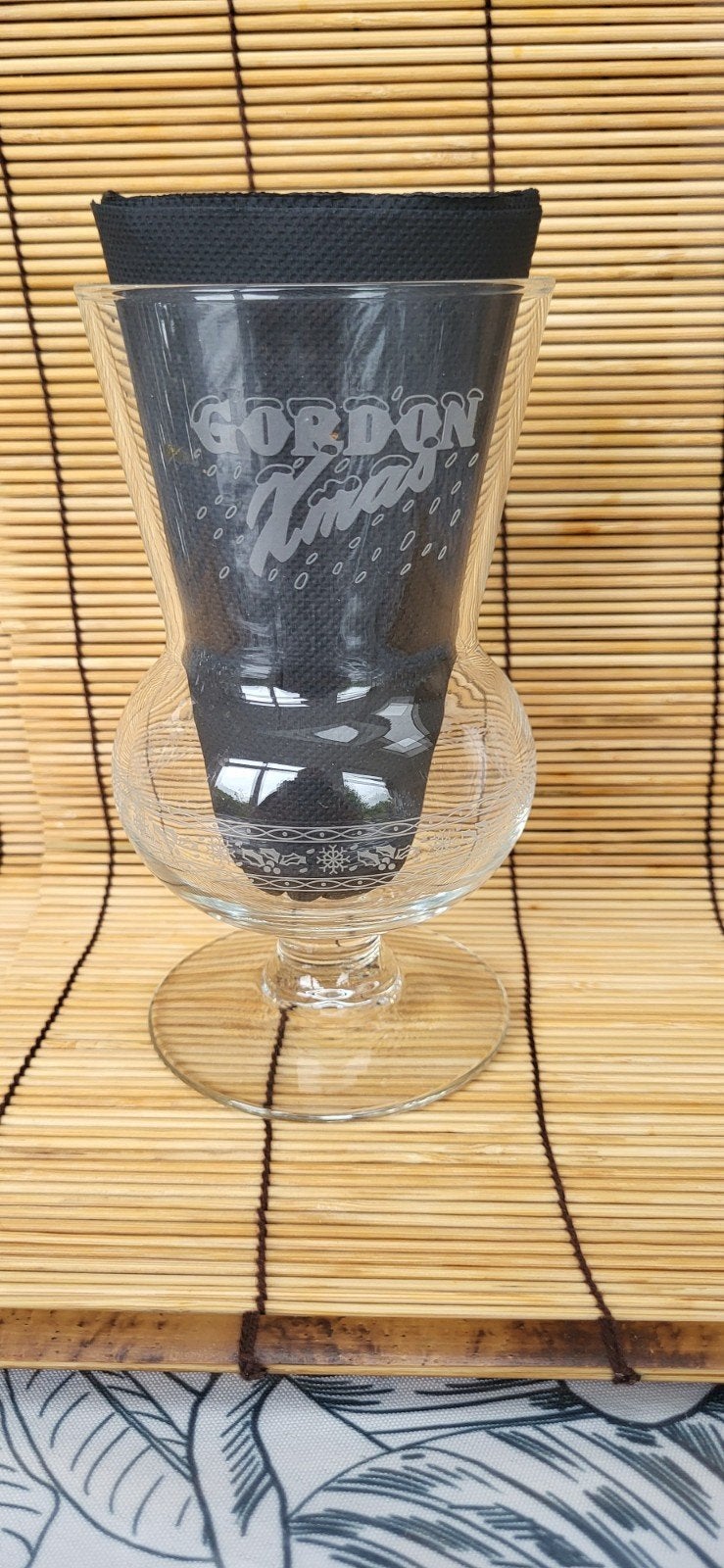 1 verre GORDON XMAS, Collections, Marques de bière, Enlèvement, Comme neuf, Verre ou Verres, Autres marques