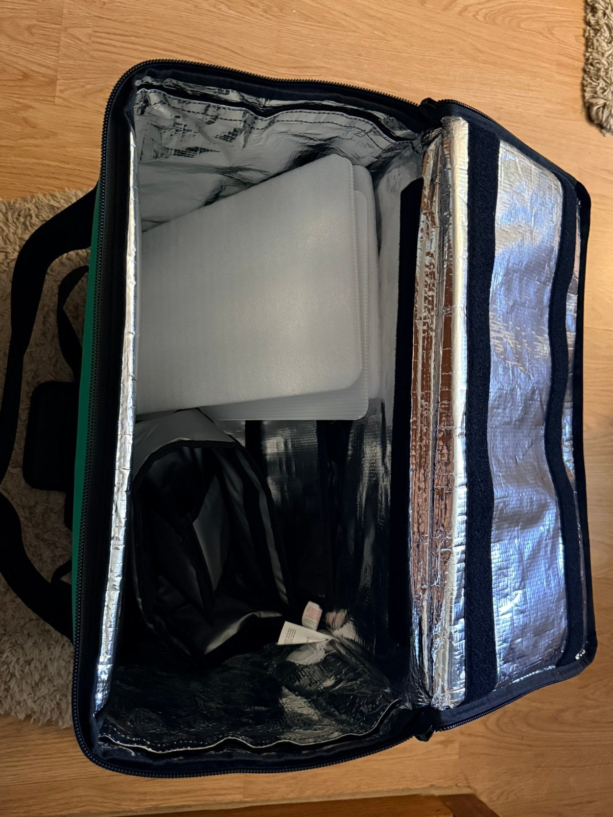Uber Eats bezorgtas., Softcase, Avec serrure, Comme neuf, Vert