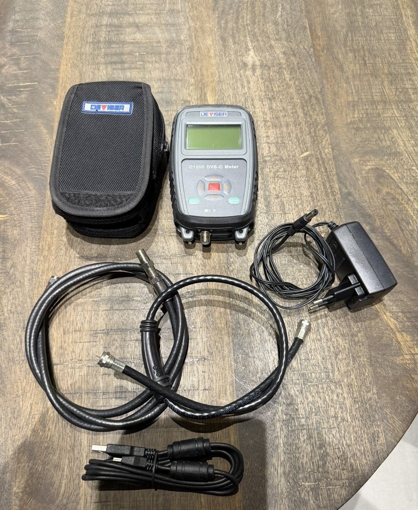 C1200 DVB-C Meter Deviser, Bricolage & Construction, Enlèvement ou Envoi, Utilisé, Autres appareils de mesure ou compteurs