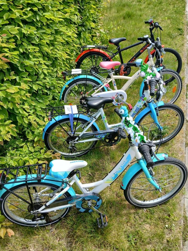 KINDERFIETSEN 20 INCH 6J-9J NIEUWSTAAT vanaf €60, Ophalen, 20 inch