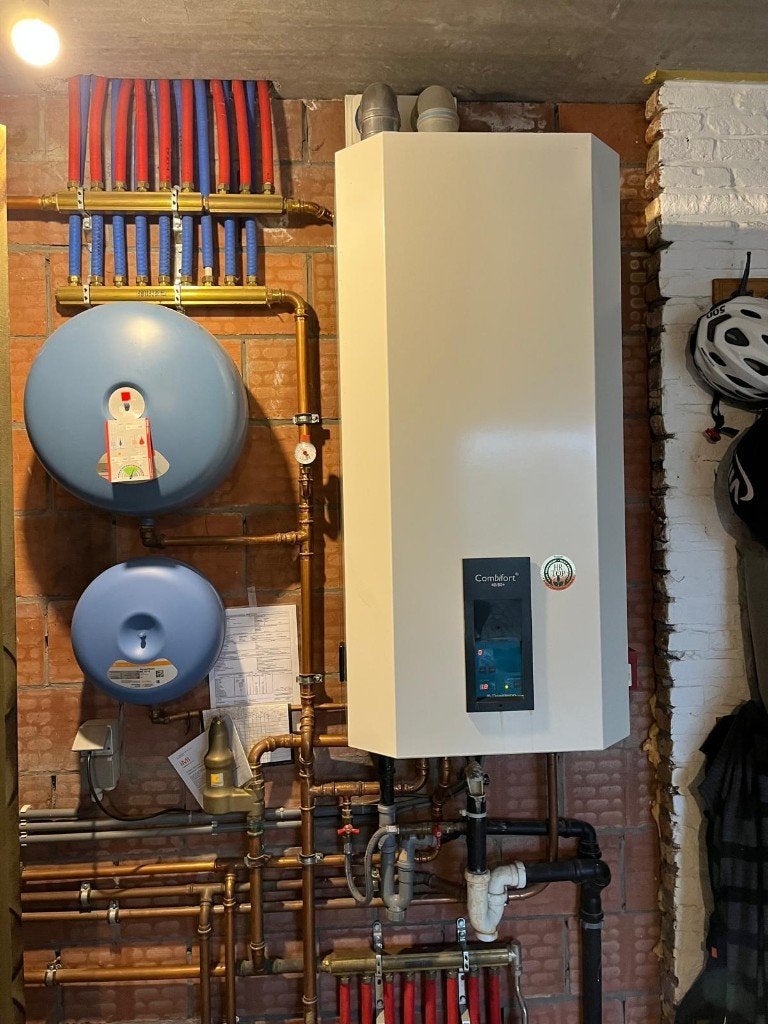Daalderop gascondensatieketel Combifort 40/80, Ophalen, Gebruikt, 20 tot 100 liter, Aardgas