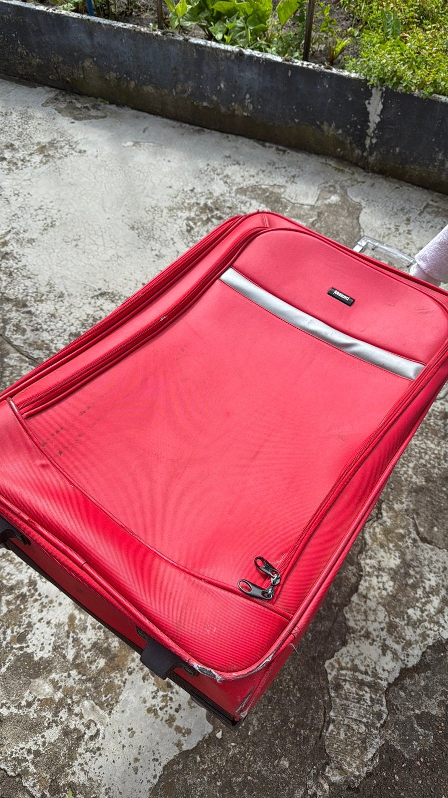 Grote rode valies bagage, Ophalen of Verzenden, Zo goed als nieuw