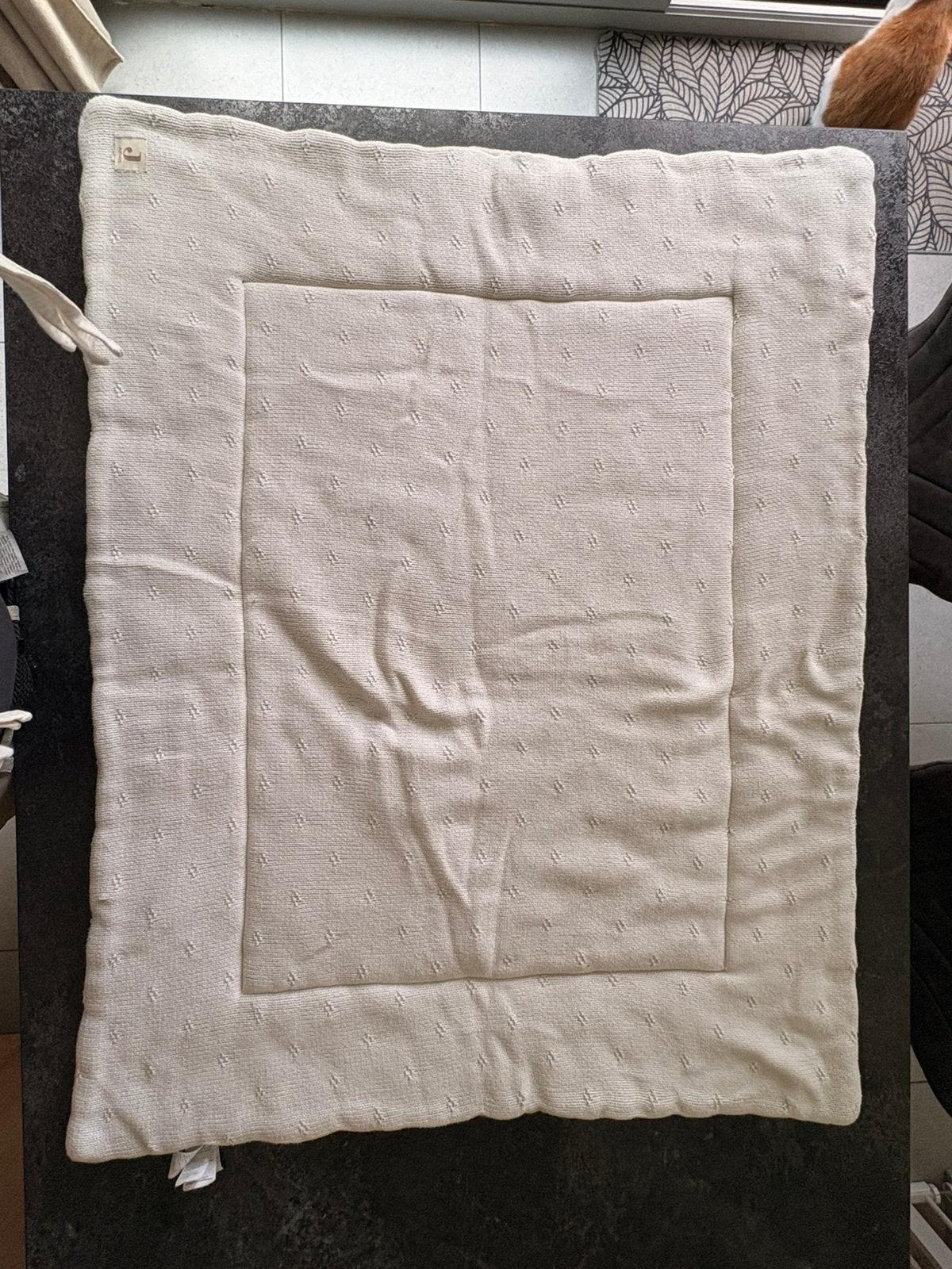 Jollein parkomrander + boxkleed / parklegger 75 x 95 cm, Ophalen, Zo goed als nieuw, Boxkleed