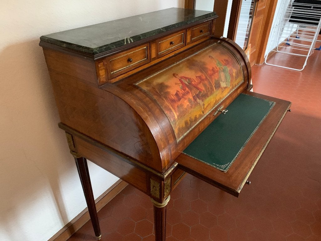 Bureau à cylindre de style ancien, Antiquités & Art, Enlèvement