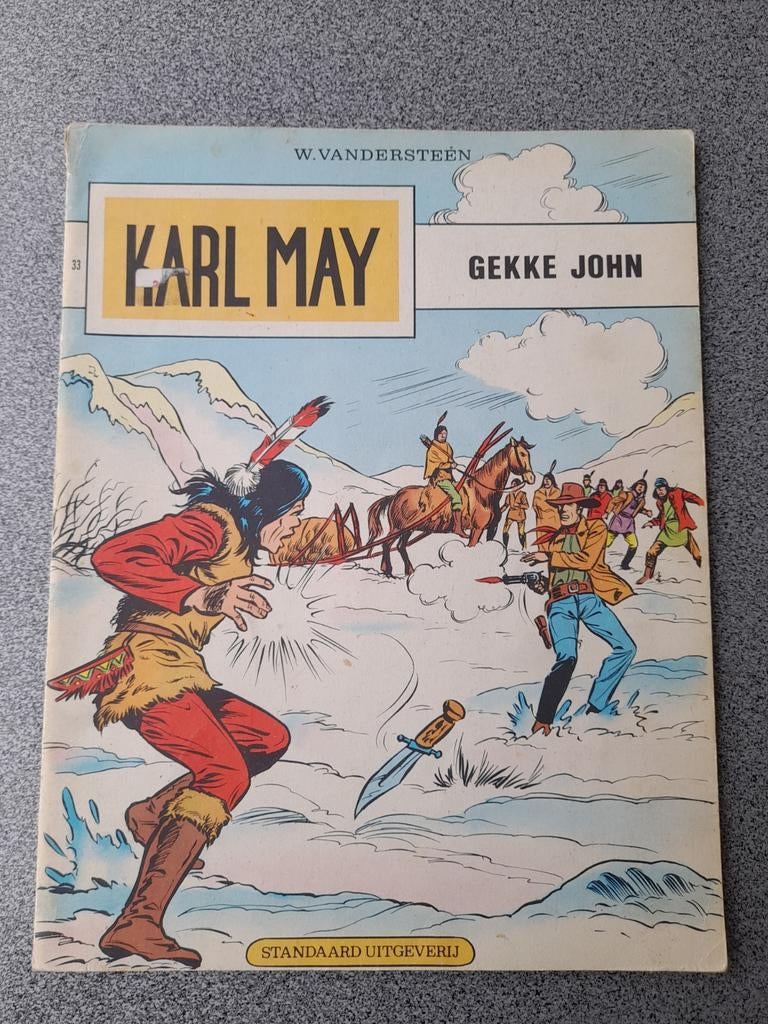 Karl May - Gekke John - 1e druk, Boeken, Stripverhalen, Eén stripboek, Studio  Vandersteen, Ophalen, Gelezen