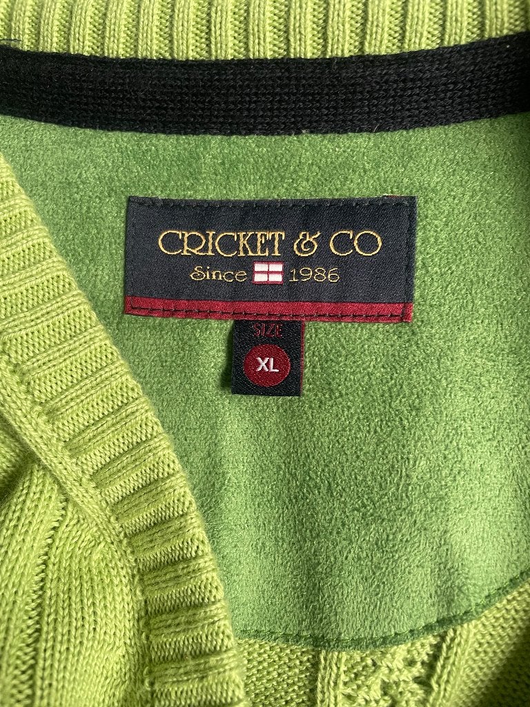 Pull torsadé vert Cricket & Co, Vêtements | Hommes, Neuf, Enlèvement ou Envoi, Taille 56/58 (XL), Vert