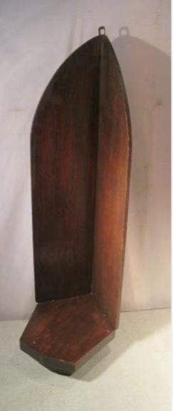 Console d'angle ancienne en bois - 26x30x82, Enlèvement ou Envoi