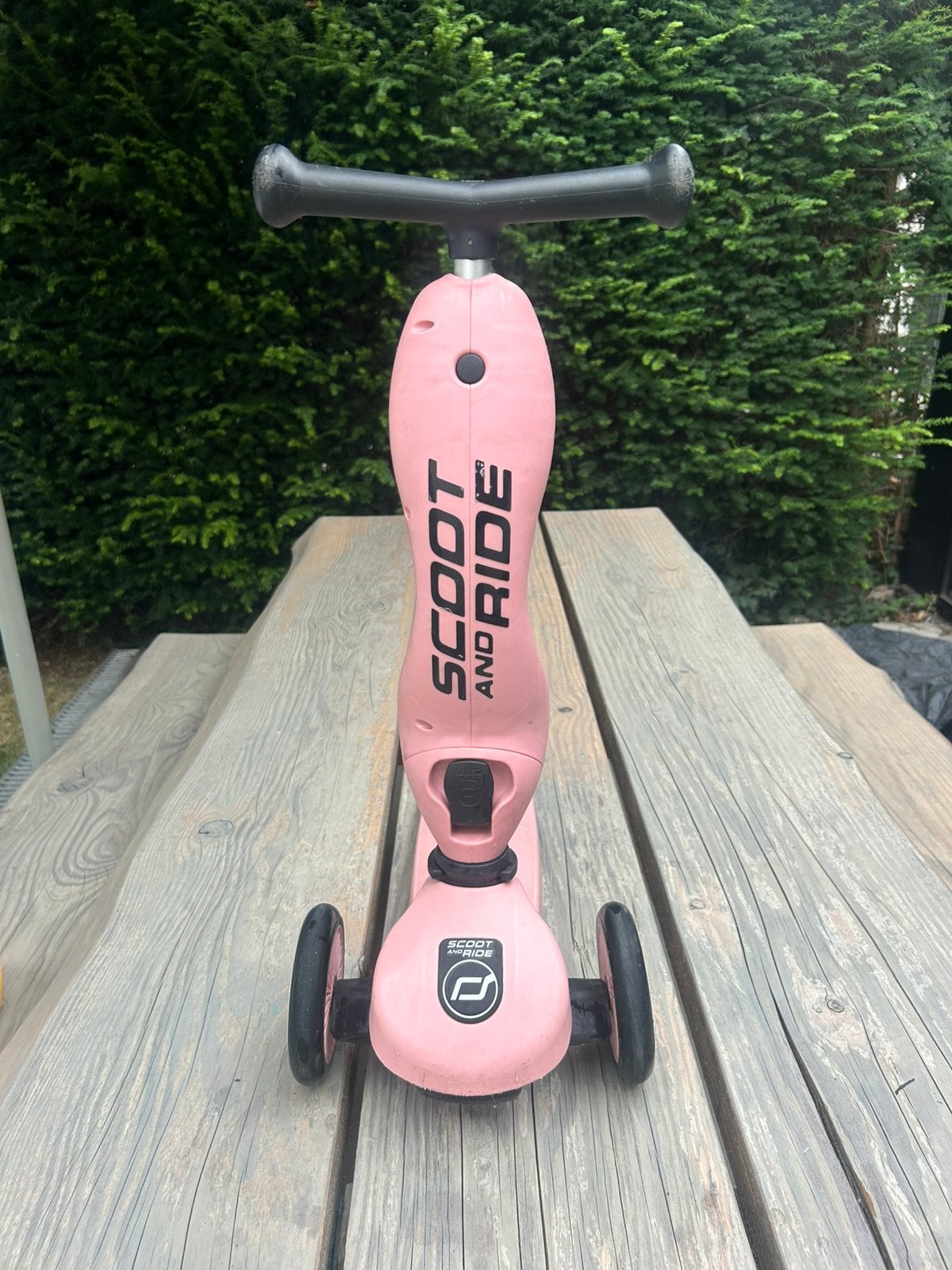 Scoot and ride, Ophalen, Gebruikt